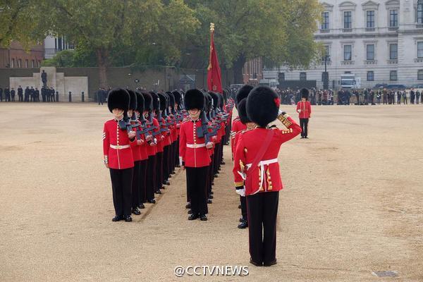 英国仪仗队在接受习近平检阅.jpg