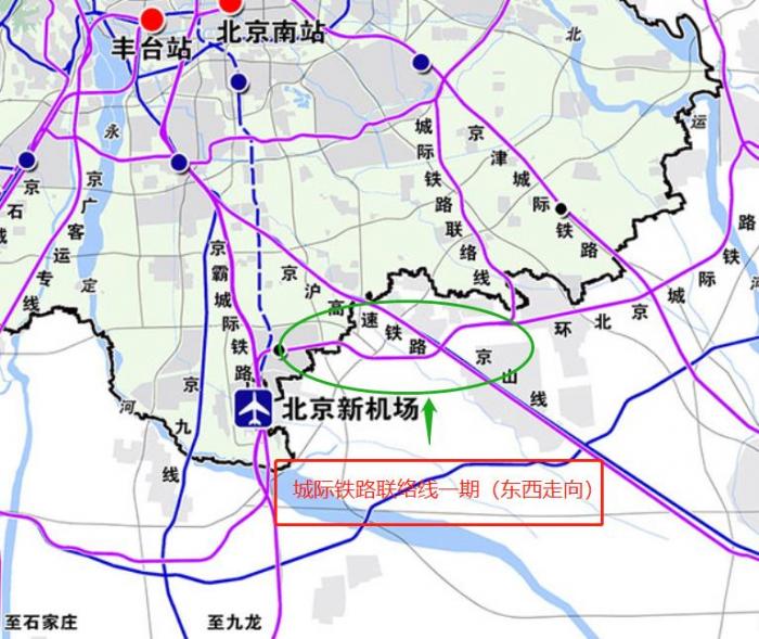 其他:     天津至北京新机场联络线:    2018年底,天津至北京新机场