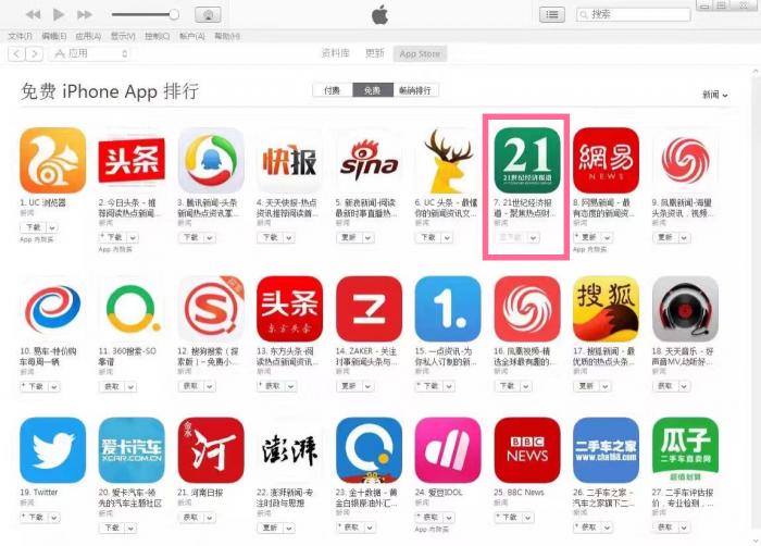 捷报!21APP登AppStore财经新闻榜首,下载量破3千万