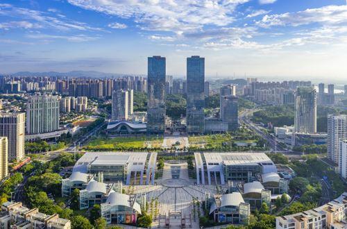 江门五邑华侨广场.图 新华社