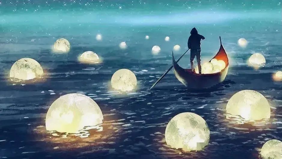 月亮用它的圆满，反衬你的遗憾