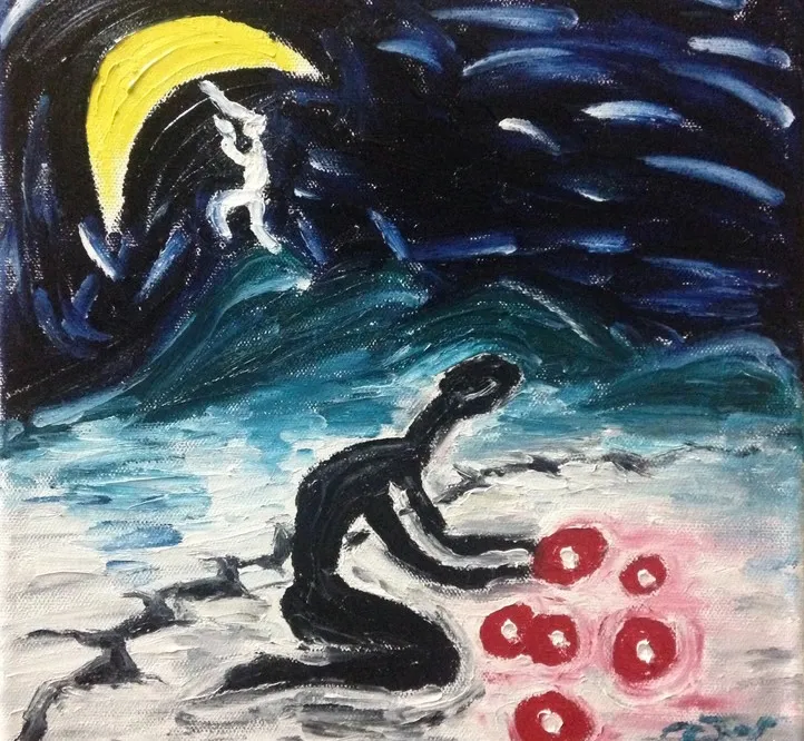 月亮用它的圆满，反衬你的遗憾