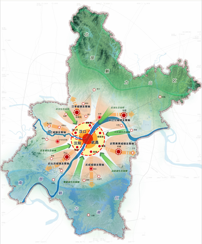 武汉城市规划一张图图片
