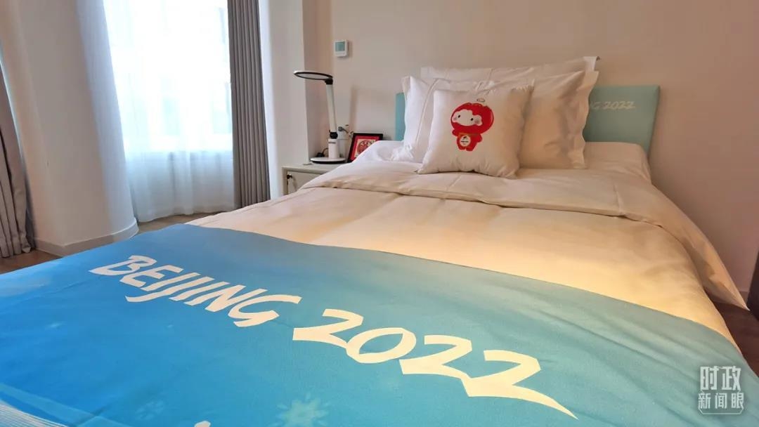 比赛期间,冬奥村(冬残奥村)将为各国运动员及随队官员提供3000多个床位。(总台央视记者郭鸿拍摄)