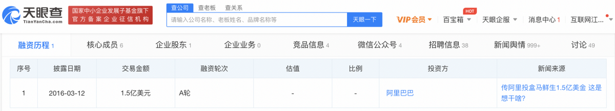 网传盒马“百亿估值”独立融资,生鲜的资本故事还丰满吗?