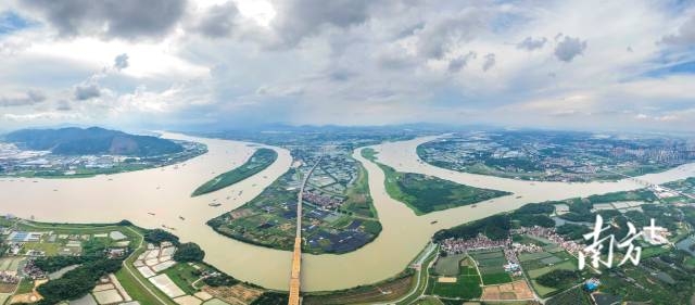 佛山三水思贤滘,西江与北江在此汇流成为珠江。 佛山三水思贤滘,西江与北江在此汇流成为珠江。