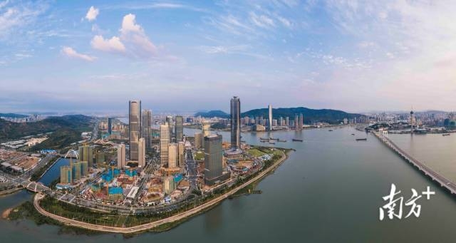 珠海横琴粤澳深度合作区。 珠海横琴粤澳深度合作区。