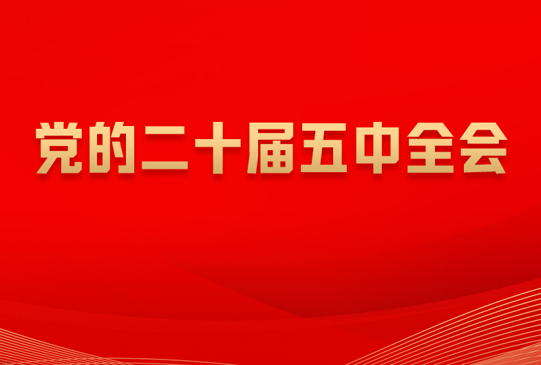 聚焦丨党的二十届五中全会