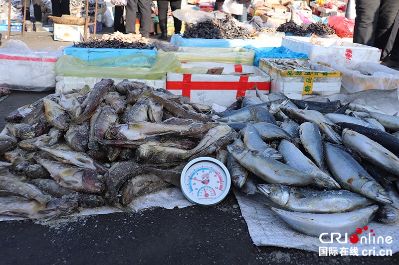 新春走基层丨零下13度的东北露天大市场 "冻货"才有过年的味道(组图)