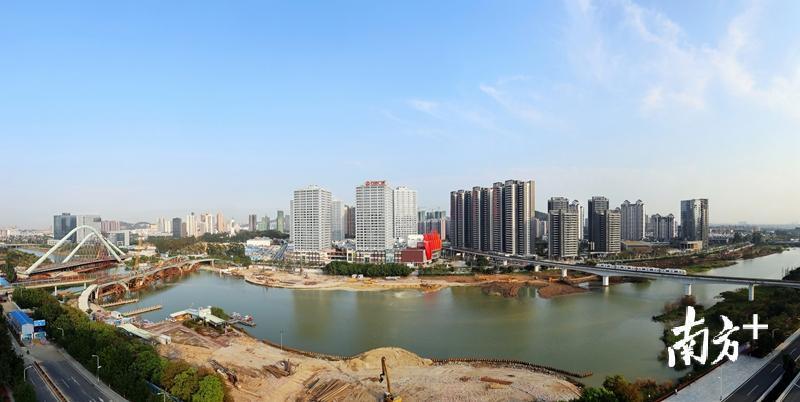 2016年3月3日，南沙蕉门河中心区。