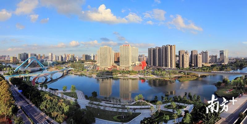 2018年5月6日，南沙蕉门河中心区 。